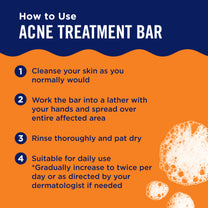 PanOxyl Acne Treatment Bar with 10% Benzoyl Peroxide, Maximum Strength Bar Soap for Face, Chest and Back, Benzoyl Peroxide Soap Body Wash, Vegan, For Acne Prone Skin, 4 oz
