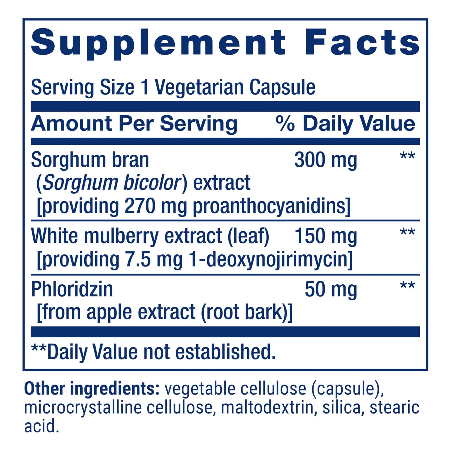 Life Extension Tri Sugar Shield®, Sorghum bran, White Mulberry, phloridzin Apple polyphenol, Three Botanical extracts Promote Healthy Glucose Metabolism, Gluten-Free, Non-GMO, Vegetarian, 60 Capsules