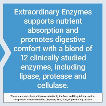 Life Extension Extraordinary Enzymes, 60 Capsules
