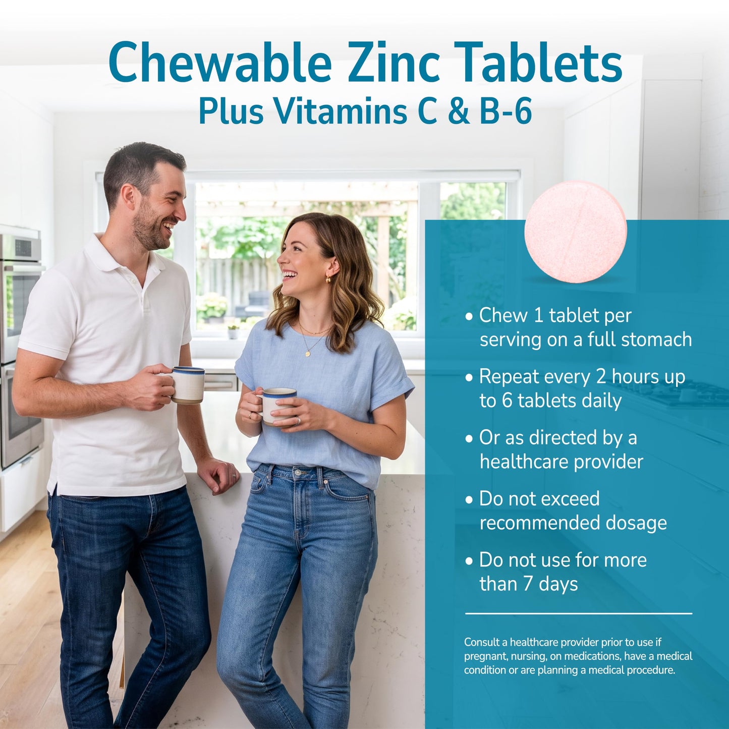 21st Century Zinc Chewable Withc & B6 - Cherry, 90 Count