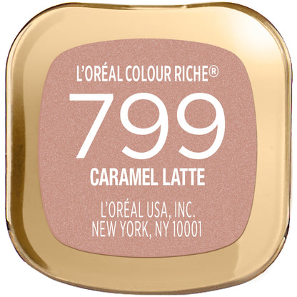 L'Oreal Paris Colour Riche Original Creamy, Hydrating Satin Lipstick with Argan Oil and Vitamin E, Caramel Latte , 1 Count