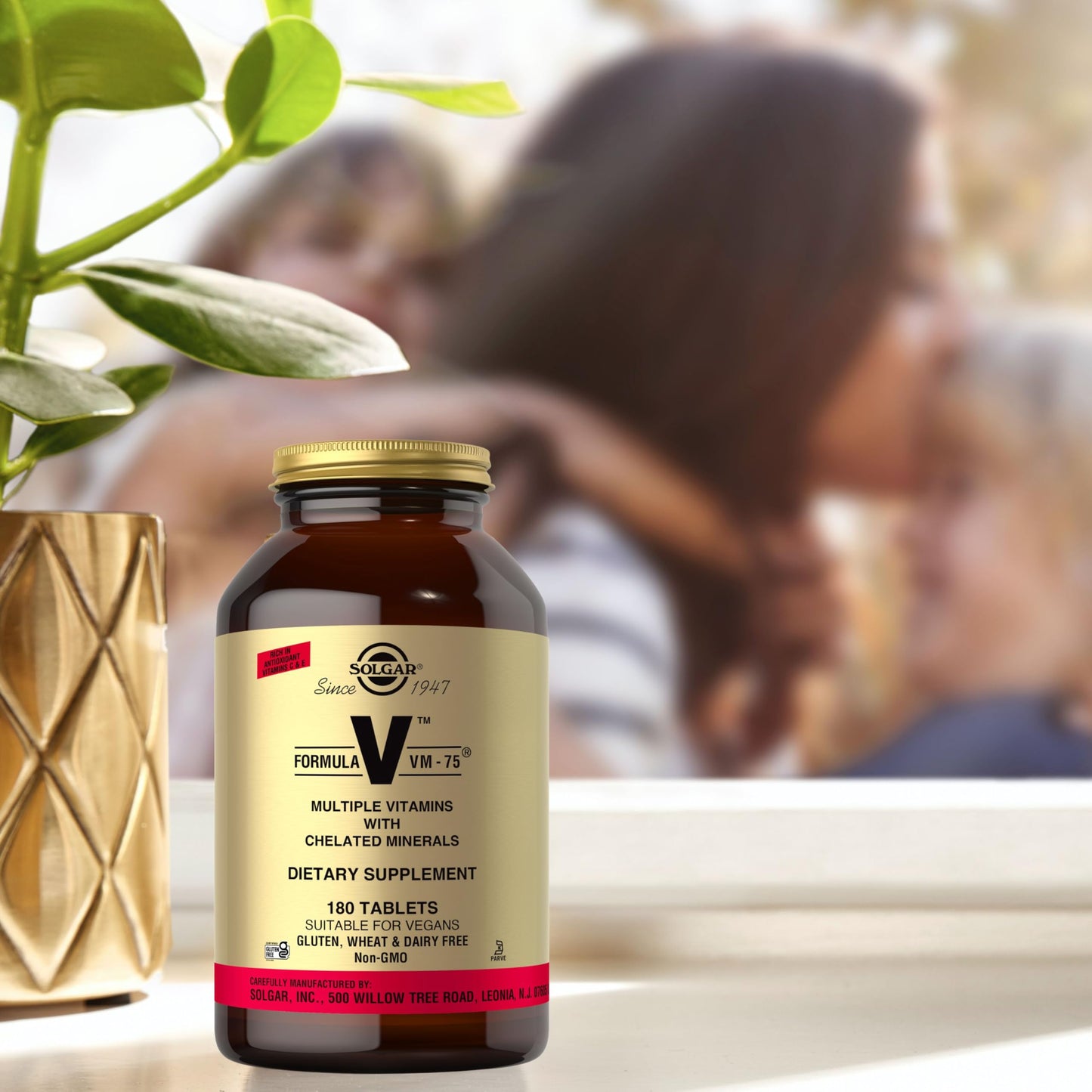 Solgar Formula VM-75, 180 Tablets - Vitamin A, B6, B12, C, D, E, Vegan