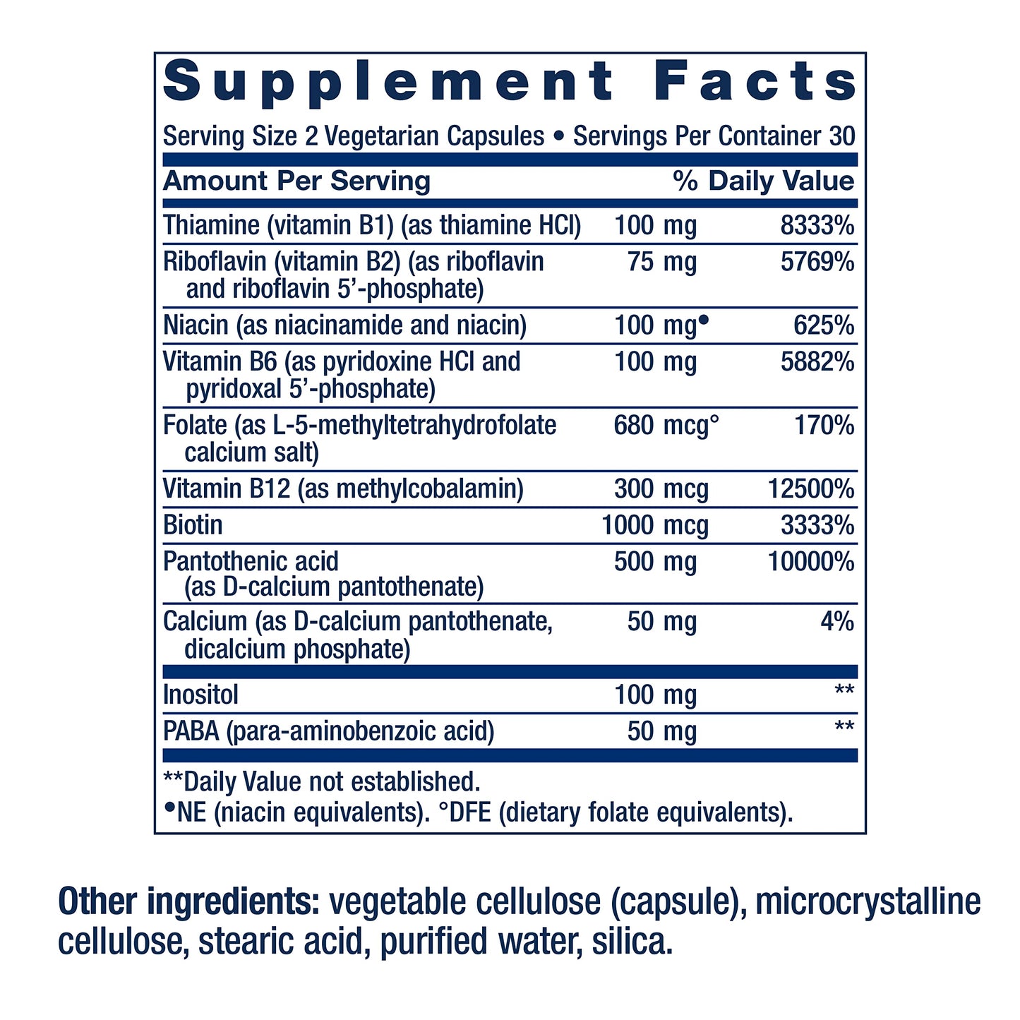Life Extension BioActive Complete B-Complex, 60 Vegetarian Capsules