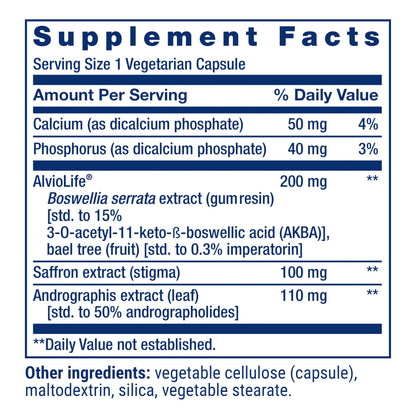 Life Extension Healthy Lungs, Respiratory Supplement, Lung Protection, Boswellia Serrata, Saffron Extract, Once-Daily, Gluten Free, Non-GMO, Vegetarian, 30 Capsules