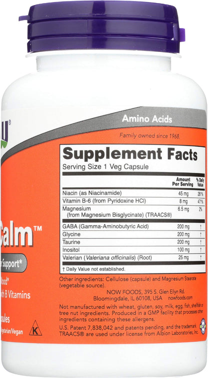 Now Foods True Calm(tm) Amino Relaxer 90 Caps ( two-pack)