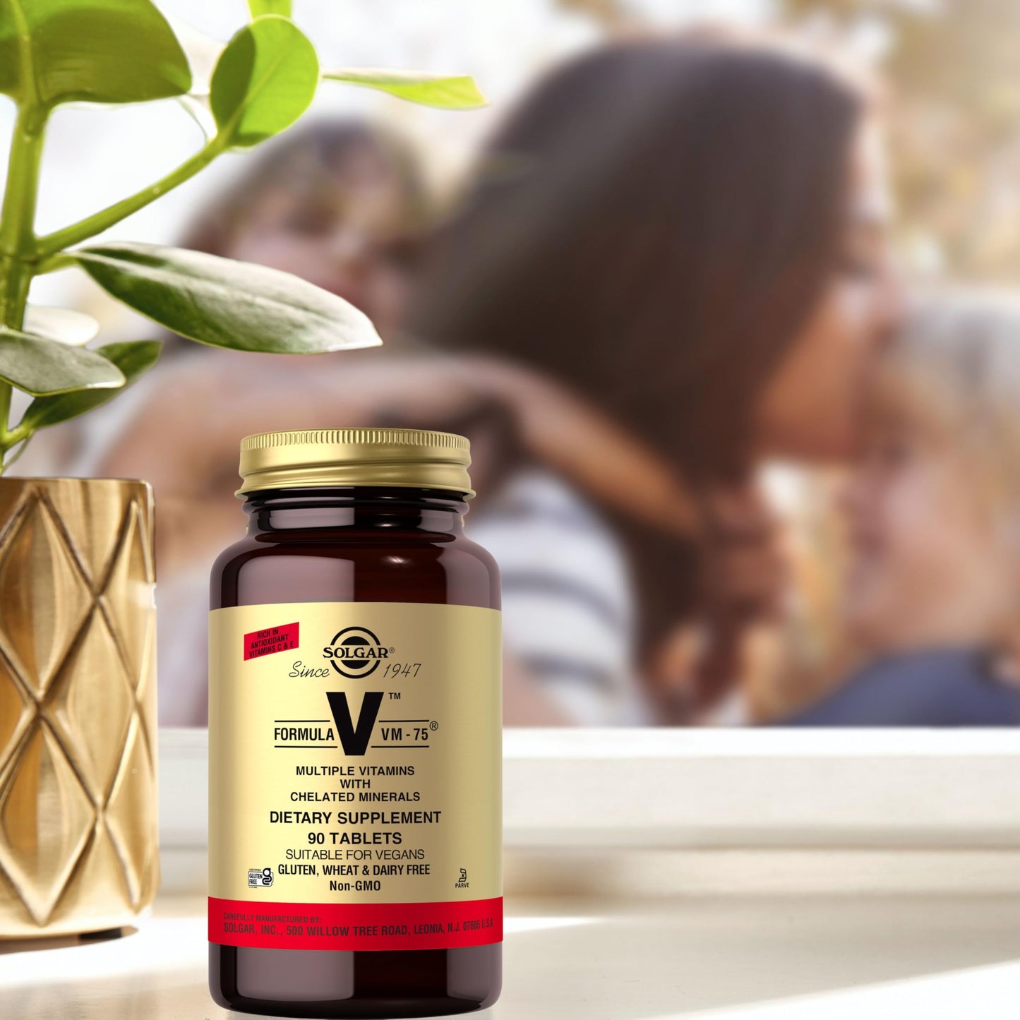 Solgar Formula VM-75, 90 Tablets - Vitamin A, B6, B12, C, D, E, Vegan