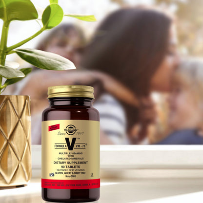 Solgar Formula VM-75, 90 Tablets - Vitamin A, B6, B12, C, D, E, Vegan