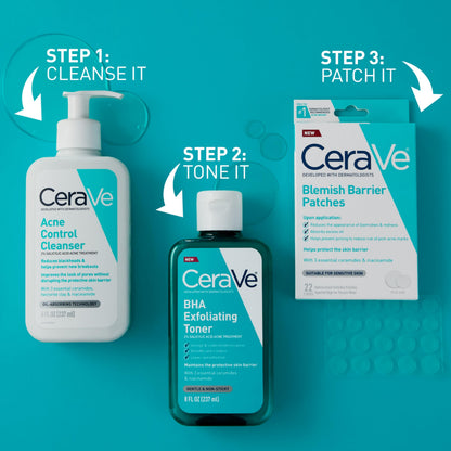 CeraVe Hydrocolloid Pimple Patches with Niacinamide, Ultra-Thin, 22ct