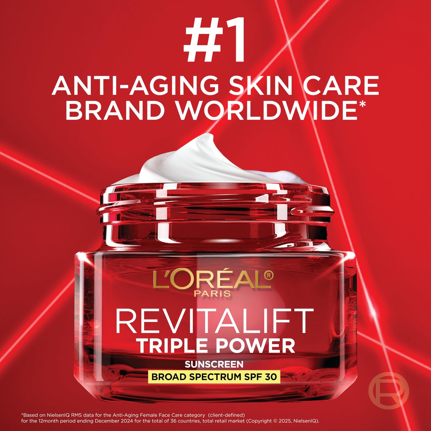 L'Oreal Paris Revitalift Triple Power Face and Neck Moisturizer, Anti Aging Face Cream with Broad Spectrum SPF 30, Pro-Retinol, Hyaluronic Acid and Vitamin C, 1 Kit