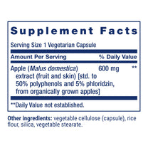 Life Extension AppleWise, Apple polyphenol Extract for Heart, Cellular and Colon Health, Gluten Free, Non-GMO, Vegetarian, 30 Capsules