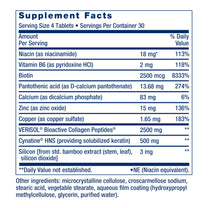 Life Extension Hair, Skin, & Nails- Collagen Plus, 120 Count