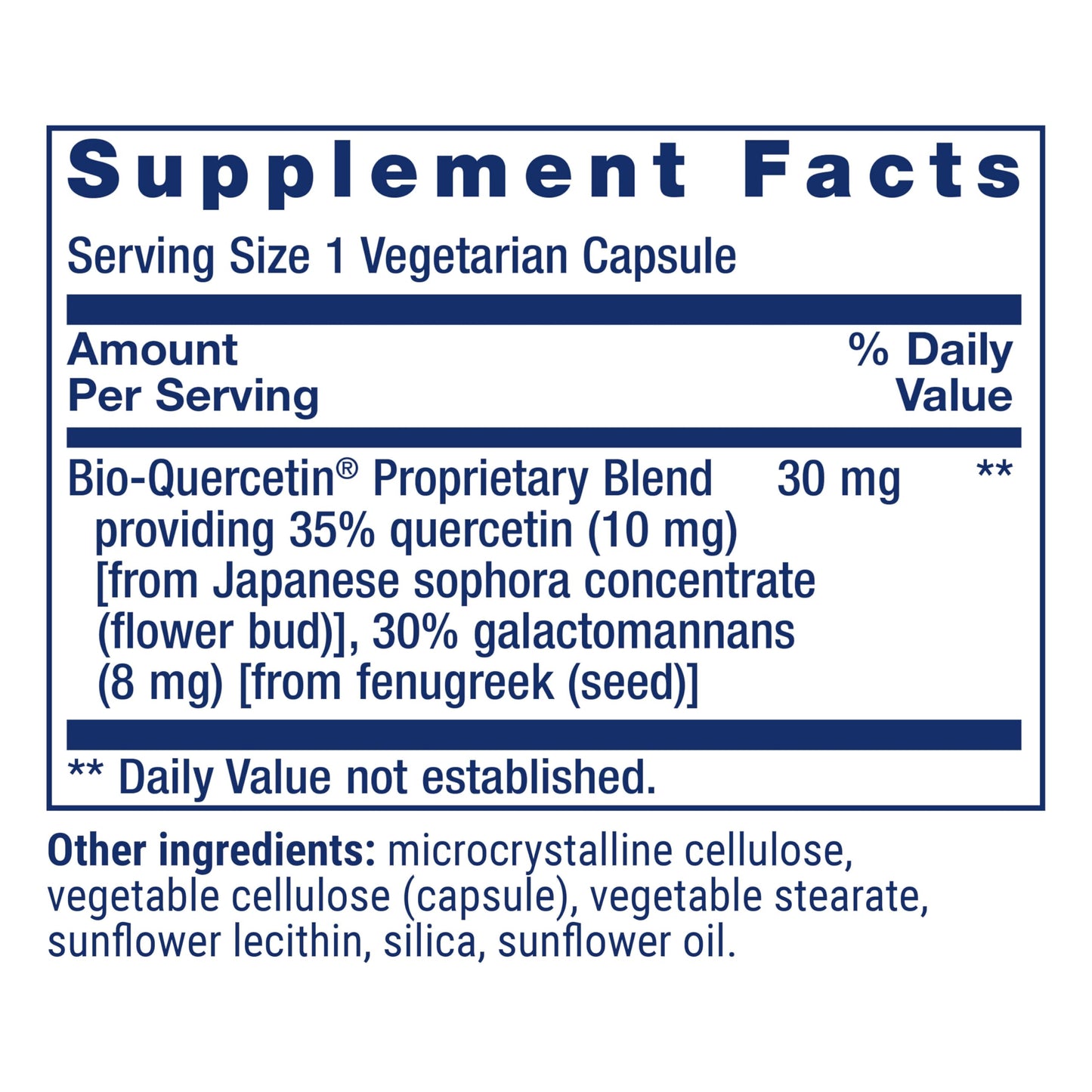 Life Extension Bio-Quercetin, Immune Health Supplement, Heart Health Support, Gluten Free, Non-GMO, Vegetarian, 30 Capsules