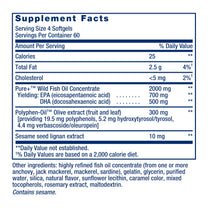 Life Extension Super Omega-3 EPA/DHA Fish Oil, Sesame Lignans & Olive Extract – Heart Health, Brain Health, Inflammation Health Support, Gluten-Free, Easy to Swallow, Non-GMO, 240 Softgels