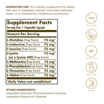Solgar Essential Amino Complex, 90 Vegetable Capsules (Pack of 3) - Free Form Essential Amino Acids - Non-GMO, Vegan, Gluten Free, Dairy Free, Kosher - 270 Total Servings