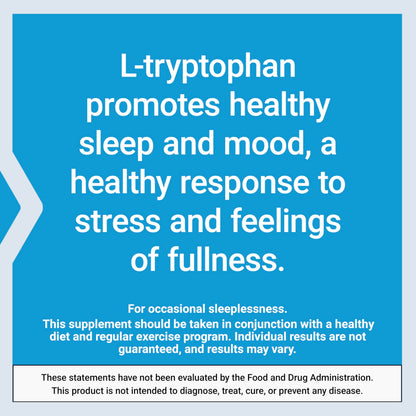 Life Extension L-Tryptophan, 500 mg, Encourages Healthy Serotonin Levels and Promotes Healthy Sleep, Mood, Stress Response & Satiety, Gluten-Free, Non-GMO, Vegetarian, 90 Capsules