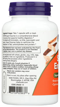 Now Foods Super Enzymes - 90 Capsules