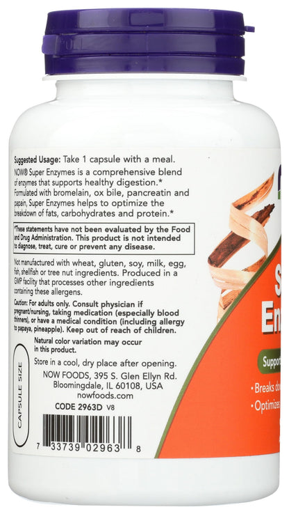 Now Foods Super Enzymes - 90 Capsules