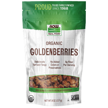 NOW Foods, Organic GoldenBerries, South American Superfruit, 8 oz