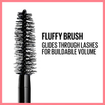 Maybelline New York Total Temptation Washable Mascara, Brownish Black, 0.27 fl. oz.