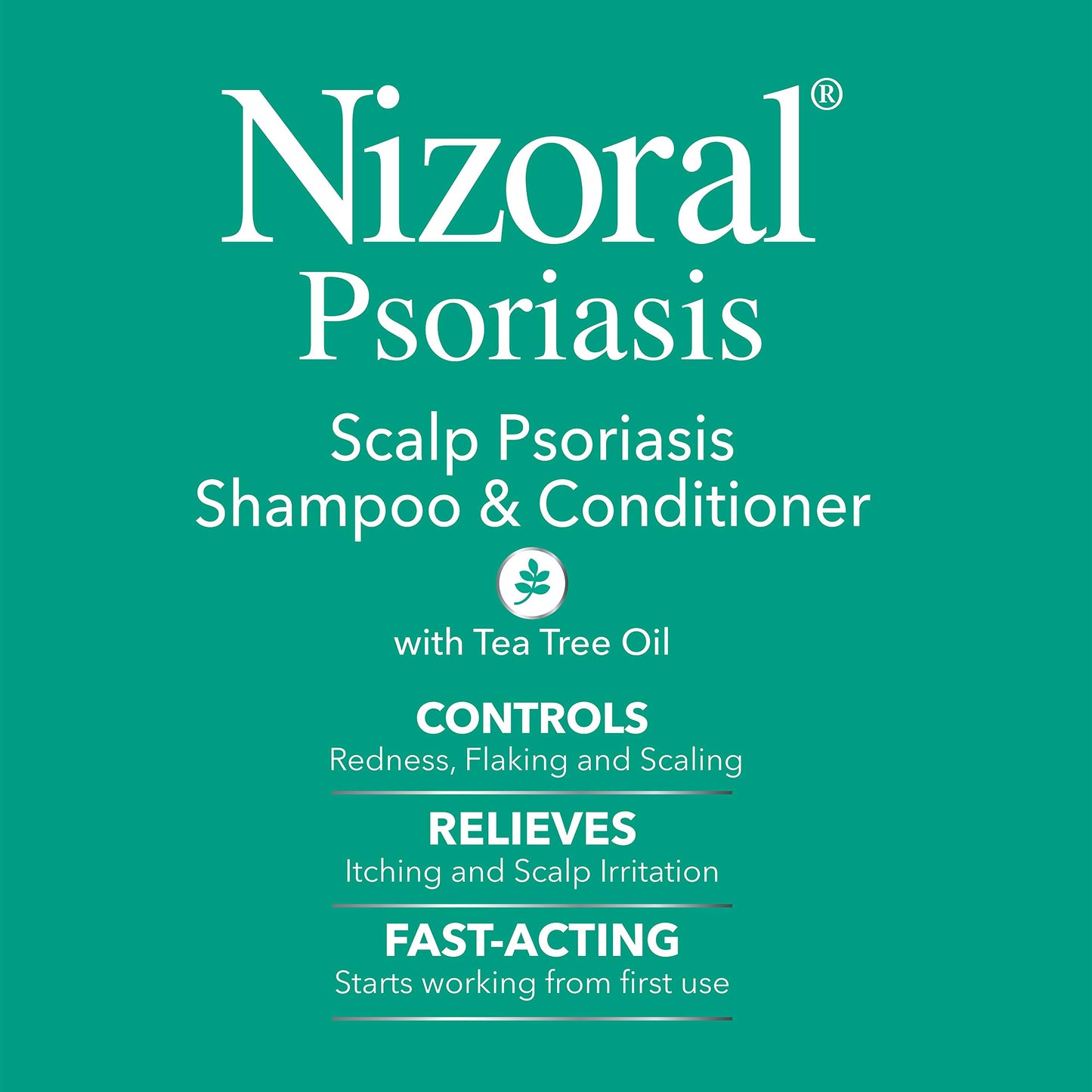 Nizoral Psoriasis Shampoo & Conditioner, 11 Oz, 2 Pk Gentle Scalp Treatment