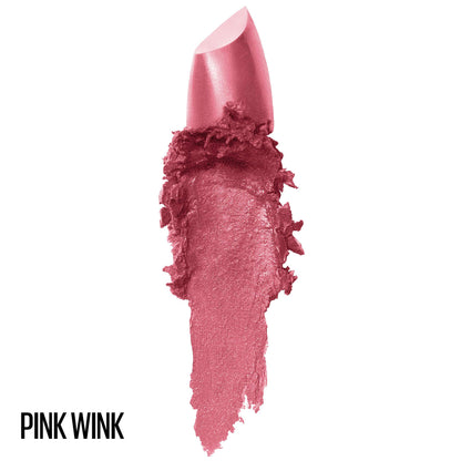 Maybelline Color Sensational Lipstick, Lip Makeup, Cream Finish, Hydrating Lipstick, Pink Wink, Coral Pink ,1 Count