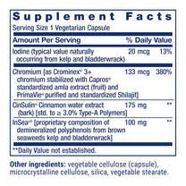 Life Extension CinSulin with InSea2 and Crominex 3+, 90 Capsules