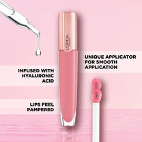 L'Oreal Paris Glow Paradise Hydrating Tinted Lip Balm-in-Gloss with Pomegranate Extract & Hyaluronic Acid, Ultra-Gentle, Non-Sticky Formula, Rosy Utopia, 0.23 Fl Oz
