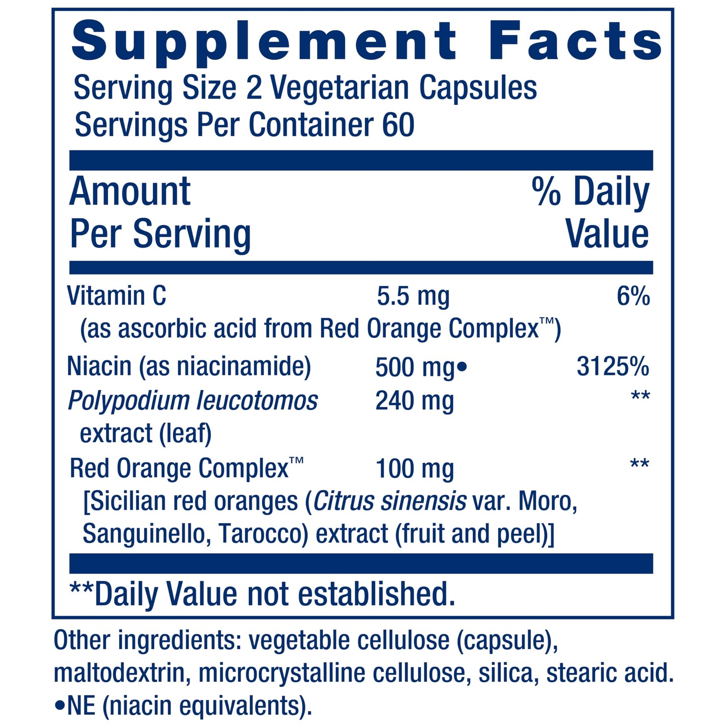 Life Extension Shade Factor, 120 Capsules