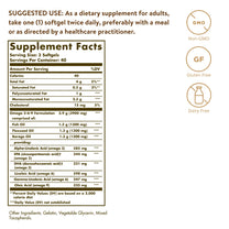 Solgar 1300 mg Omega 3-6-9, 120 Softgels - Fish Oil Supplement - Support for Joint & Skin Health - Includes Flaxseed & Borage - Contains EPA & DHA Omega 3 Fatty Acids - 40 Servings
