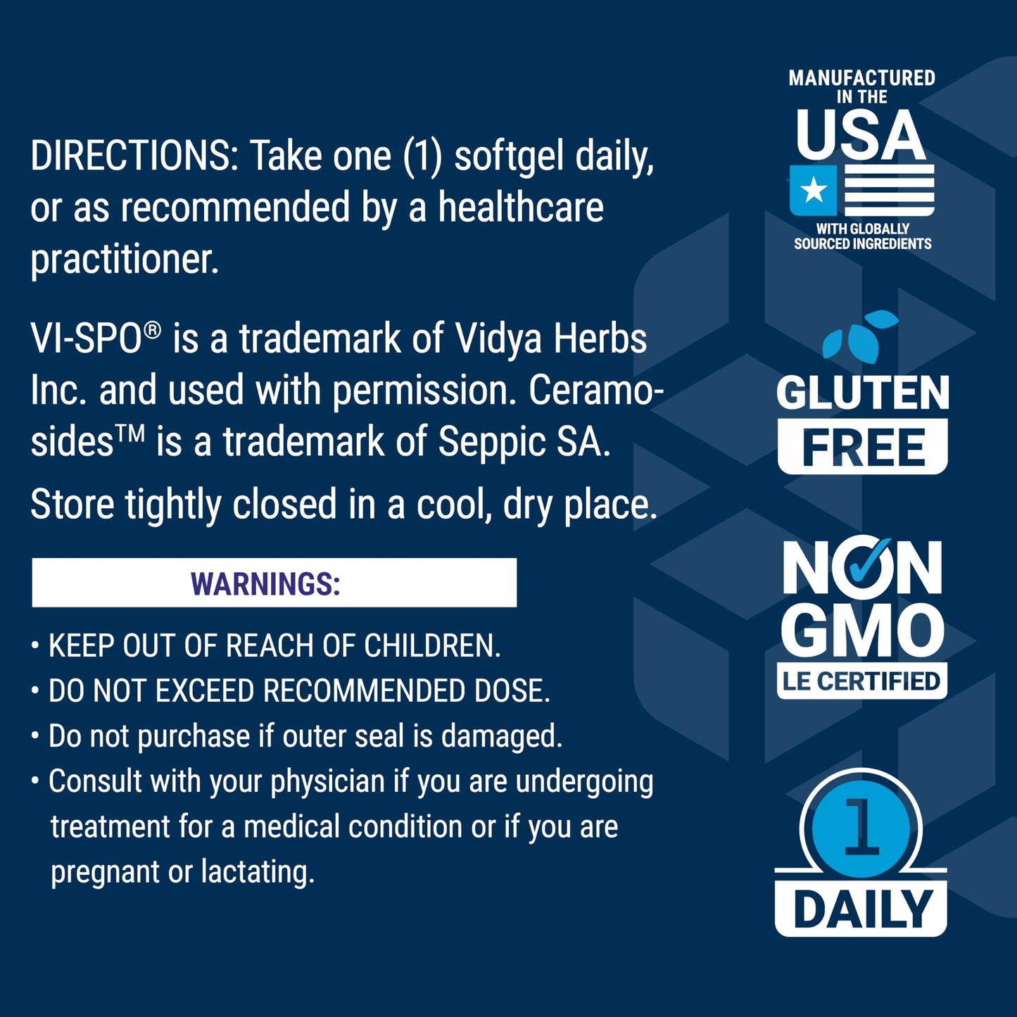 Life Extension Hair Growth for Women, Hair Growth Supplement, Fullness and Density, Ceramosides™, VI-SPO®, Non-GMO, 1-Daily, Gluten-Free, 30 softgels