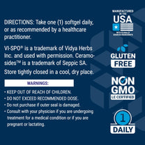 Life Extension Hair Growth for Women, Hair Growth Supplement, Fullness and Density, Ceramosides™, VI-SPO®, Non-GMO, 1-Daily, Gluten-Free, 30 softgels