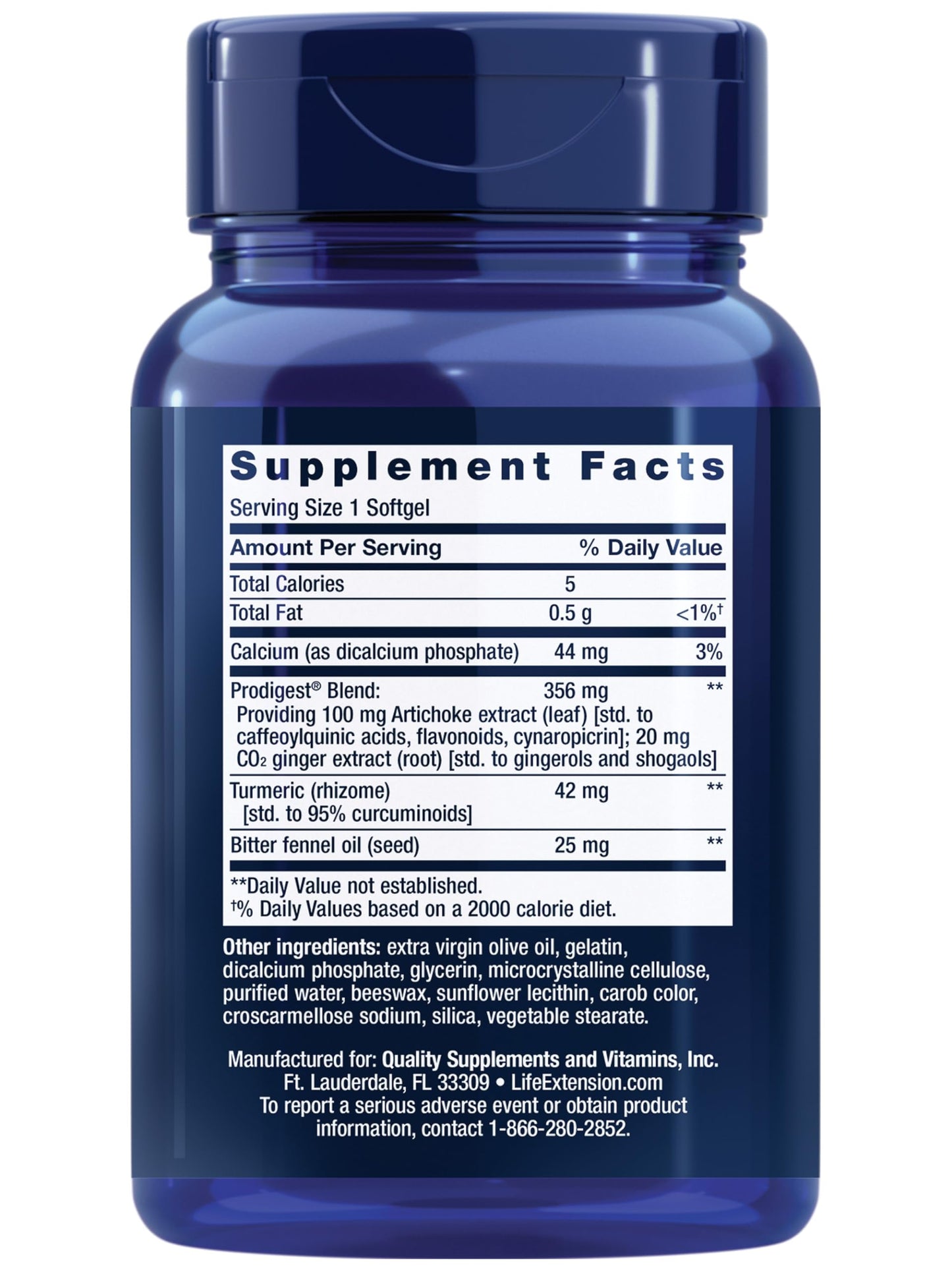 Life Extension Bloat Relief, 60 Softgels