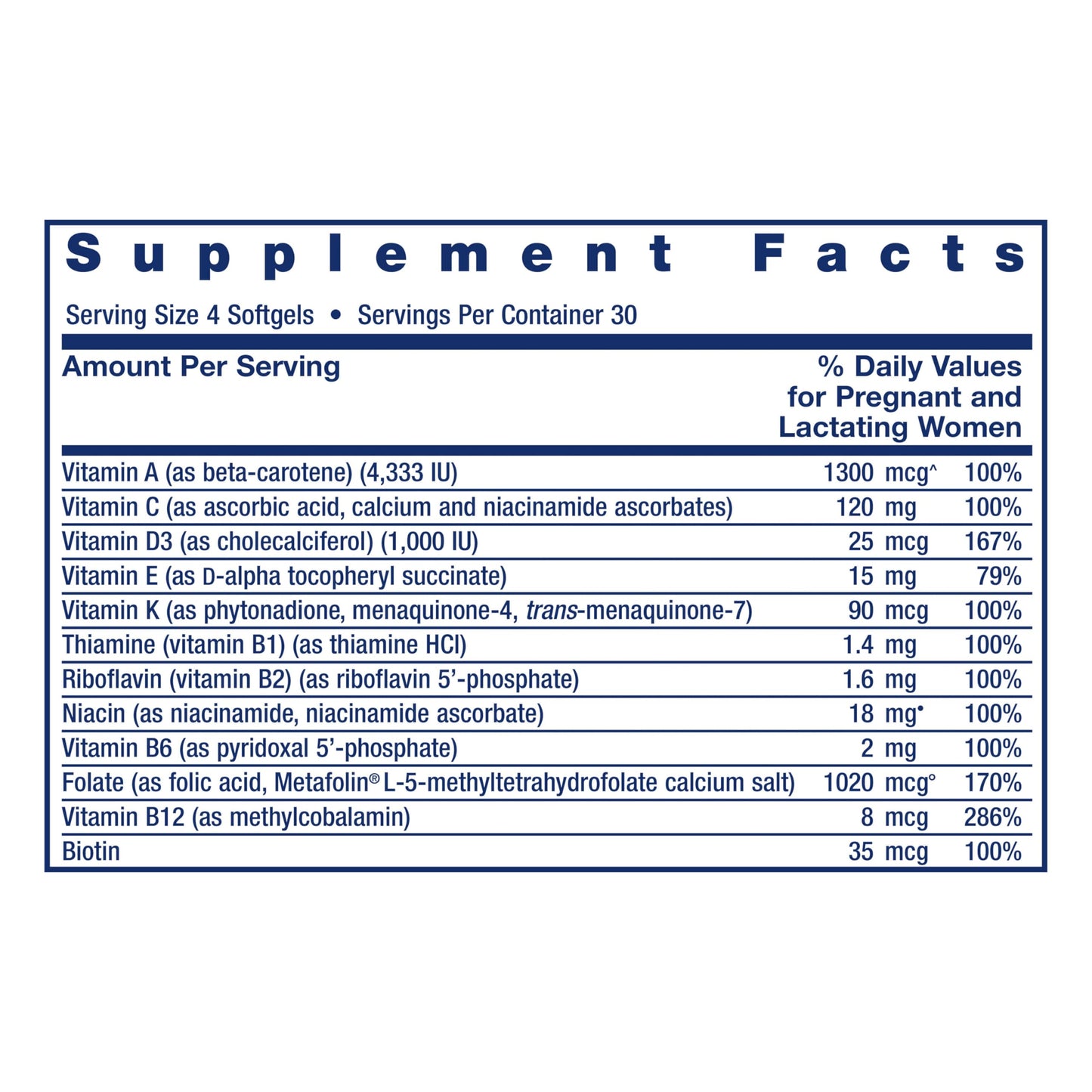 Life Extension Prenatal Advantage, Women’s multivitamin, Baby Support, folic Acid, Choline, omega-3s, Vitamin C, D3, B1, B6, B12, zinc, niacin, Gluten Free, Non-GMO, 120 softgels