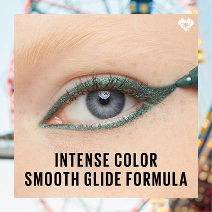 MAYBELLINE New York Tattoo Studio Long-Lasting Sharpenable Eyeliner Pencil, Glide on Smooth Gel Pigments with 36 Hour Wear, Waterproof Arctic Skies 0.04 oz
