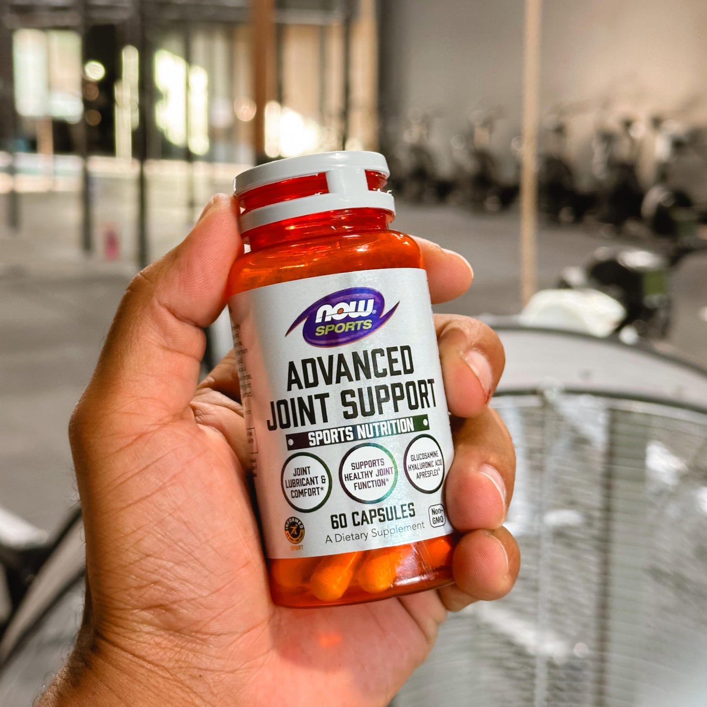 Now Sports, Advanced Joint Support, Glucosamine, Hyaluronic Acid, 60 Caps