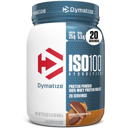 Dymatize ISO100 Protein Powder, 100% Whey Isolate, Chocolate Peanut Butter