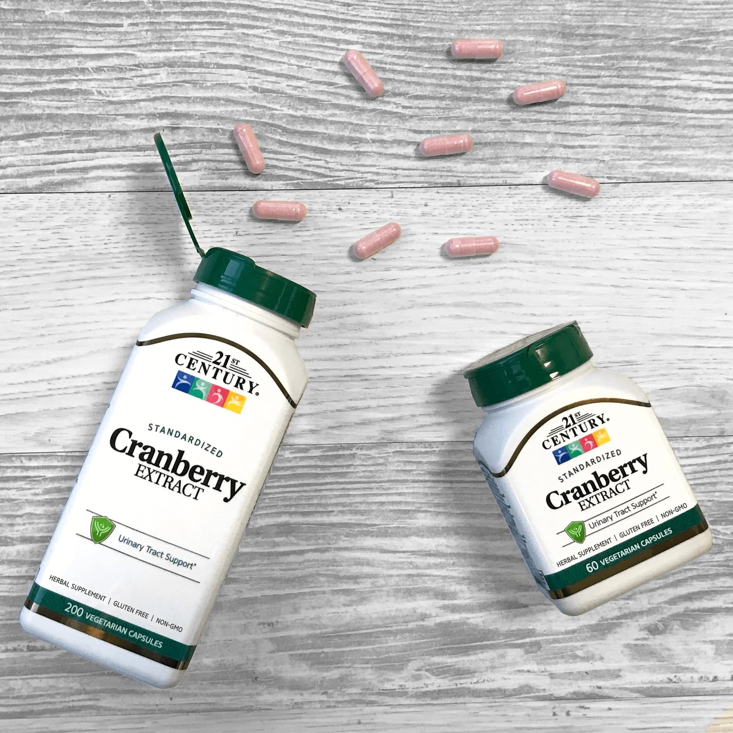 21st Century Cranberry Extract Vegetarian Capsules, 200 Count