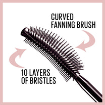 Maybelline Lash Sensational Waterproof Mascara, Lengthening and Volumizing for a Full Fan Effect,Very Black, 1 Count