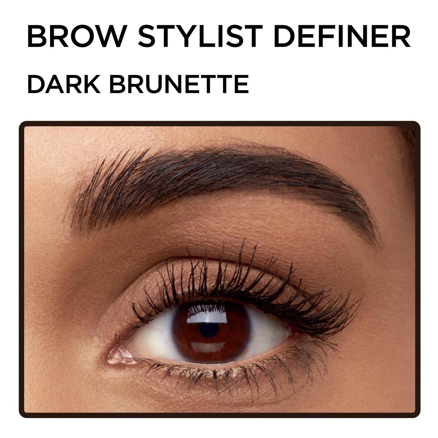 L'Oreal Paris Makeup Brow Stylist Definer Waterproof Eyebrow Pencil, Ultra-Fine Mechanical & Retractable Brow Pencil, Draws Tiny Brow Hairs & Fills in Sparse Areas & Gaps, Dark Brunette, 0.003 oz.
