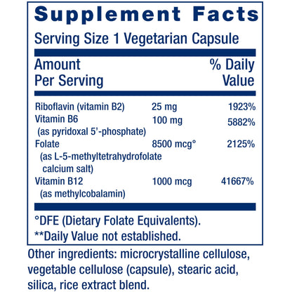 Life Extension Homocysteine Resist Vegetarian Capsules, 60 Count