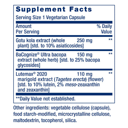 Life Extension Quick Brain Nootropic, Fast Thinking and Focus, 30 Capsules