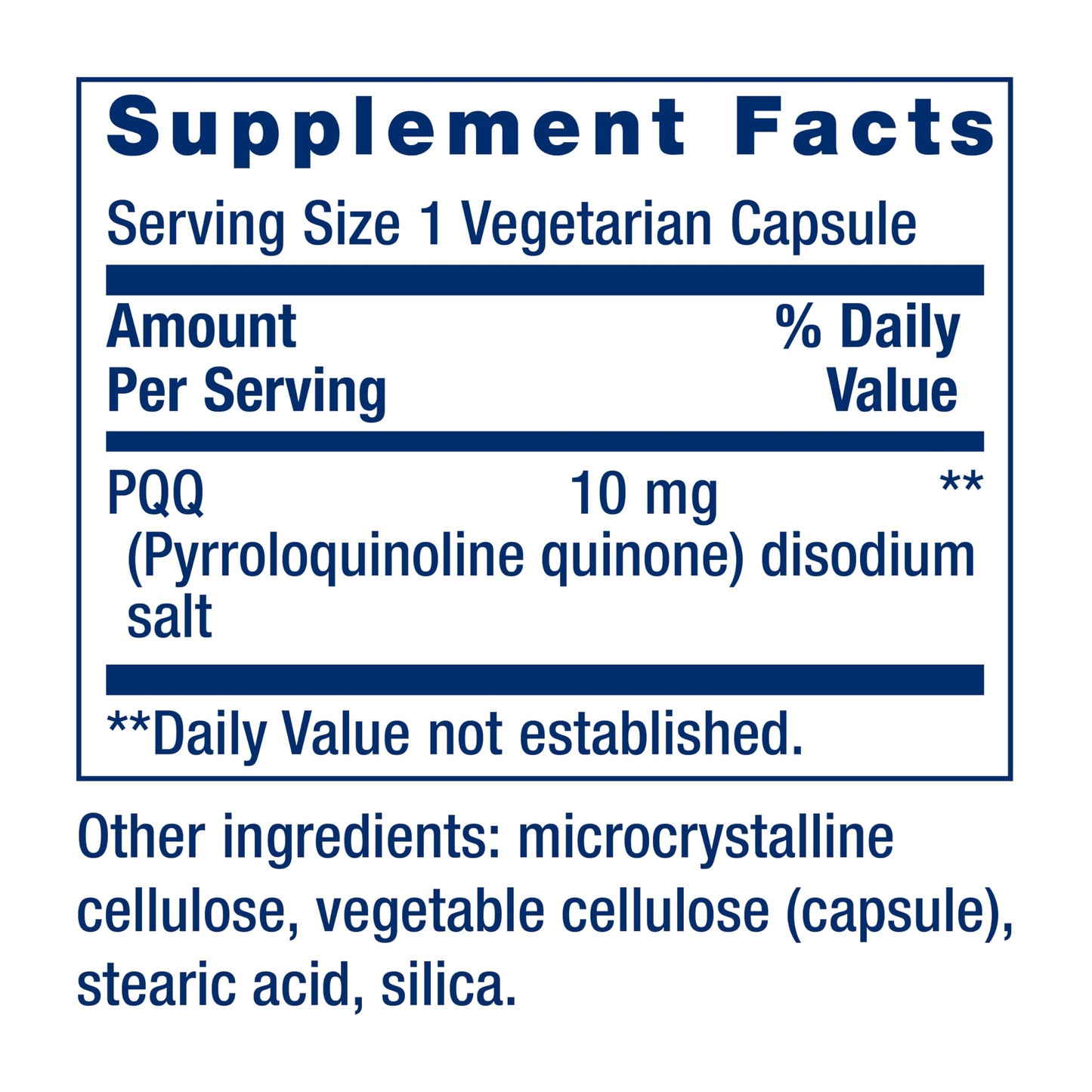 Life Extension PQQ Caps, Pyrroloquinoline Quinone, 10 mg, 60 Capsules