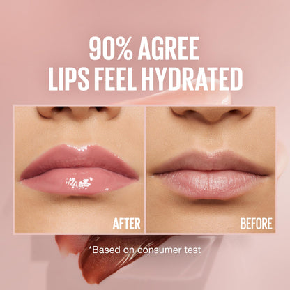 Maybelline Lifter Gloss, Hydrating Lip Gloss with Hyaluronic Acid, High Shine for Plumper Looking Lips, Silk, Warm Mauve Neutral, 0.18 Ounce