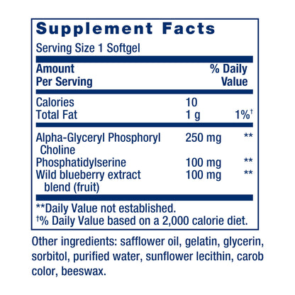 Life Extension Cognitex Basics, 30 Softgels - Multi-Nutrient Formula for Brain Health Support, Targeted Nutrition for Memory, Focus, Attention & Overall Cognitive Performance - Non-GMO, Gluten-Free