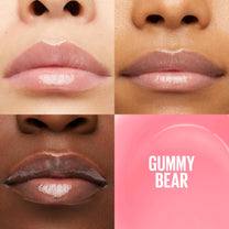 Maybelline New York Lifter Gloss Hydrating Lip Gloss with Hyaluronic Acid, Gummy Bear, Sheer Light Pink, 1 Count