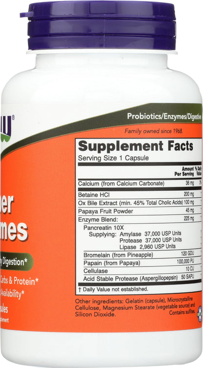 Now Foods Super Enzymes - 90 Capsules