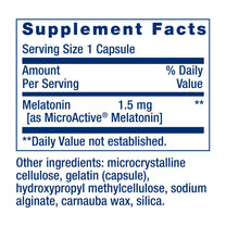Life Extension Melatonin IR/XR, 1.5 mg, immediate- and Extended-Release Formula for Optimal Sleep Support, Healthy circadian Rhythms, Cellular Defense, Gluten-Free, Non-GMO, 60 Capsules