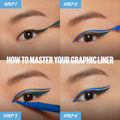 MAYBELLINE Master Precise All Day Liquid Eyeliner, Waterproof Eyeliner Makeup for up to 30HR Wear, Emerald Green, 1 Count