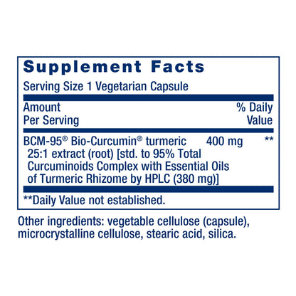 Life Extension Super Bio-Curcumin Turmeric Extract – Highly-Absorbable Curcumin for Whole-Body Health Support – Gluten-Free, Non-GMO, Vegetarian – 60 Vegetarian Capsules