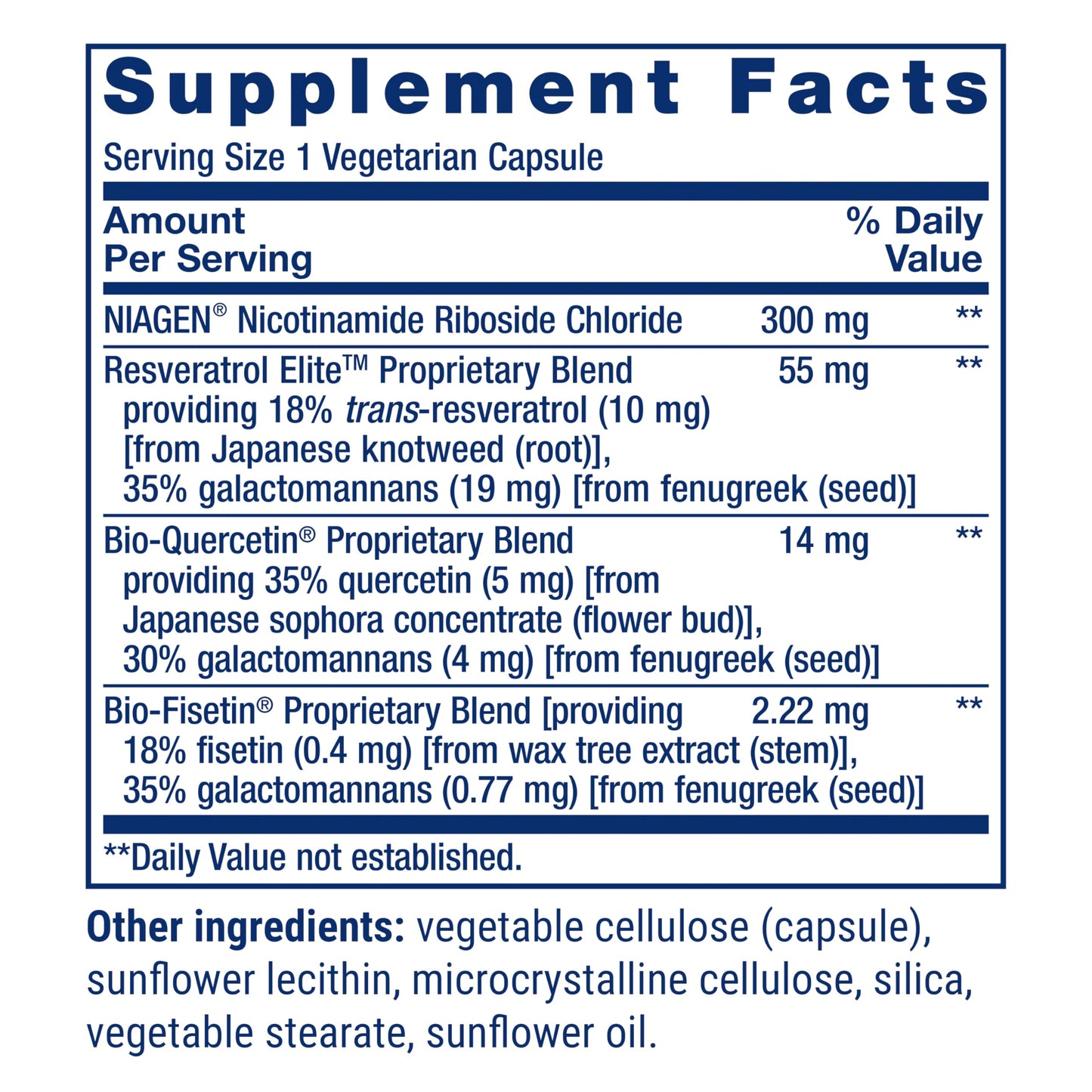 Life Extension NAD+ Cell Regenerator™ and Resveratrol Elite™*, nicotinamide riboside, Trans-resveratrol, quercetin, Fisetin, Heart Health, Healthy Aging, Vegetarian, Non-GMO, Gluten Free, 30 Capsules